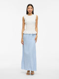 Sky Maxi Skirt (Kentucky Blue/White Flower)