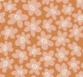 Smiling Flower Orange - Family Fabrics B.V.