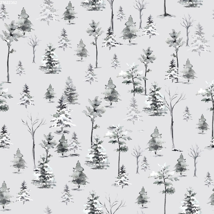 Snow Forest Grey - Family Fabrics B.V.