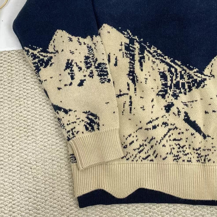 Snow Mountain Crew Neck Sweater
