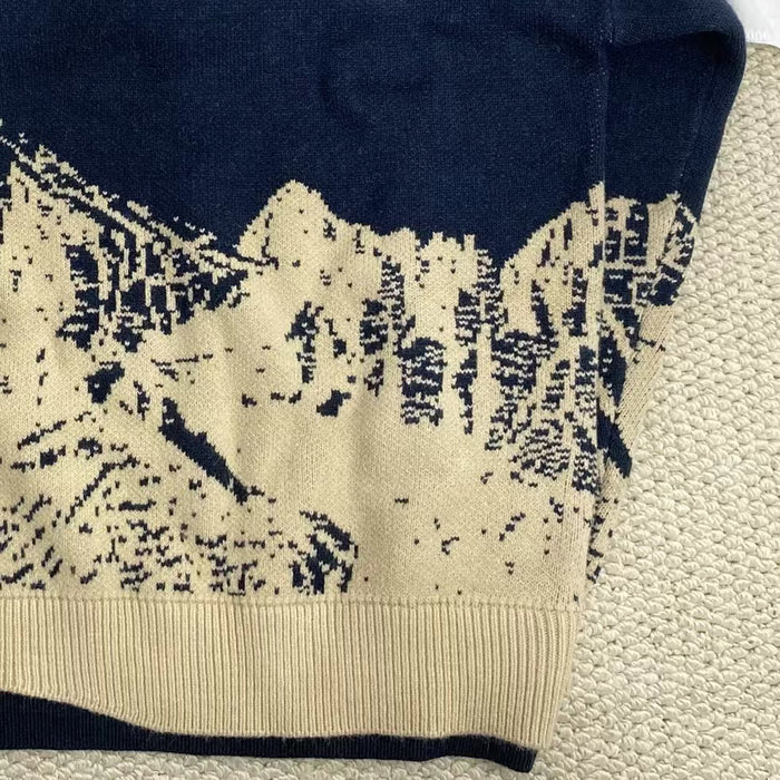 Snow Mountain Crew Neck Sweater