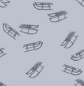 Snow Sled Blue - Family Fabrics B.V.