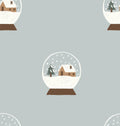Snowglobe Blue - Family Fabrics B.V.
