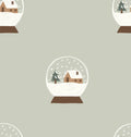 Snowglobe Green - Family Fabrics B.V.