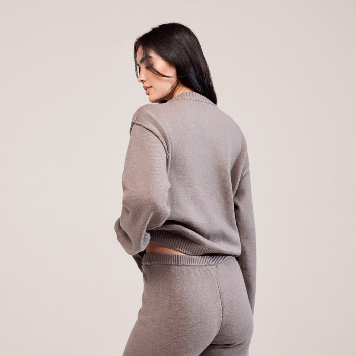 Soft Knit Cardigan - Mocha