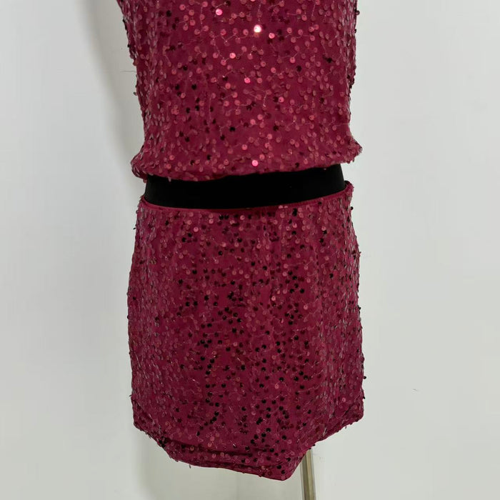 Solid-Color Sequin Set