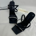 Sparkling Rhinestone Slide Sandals