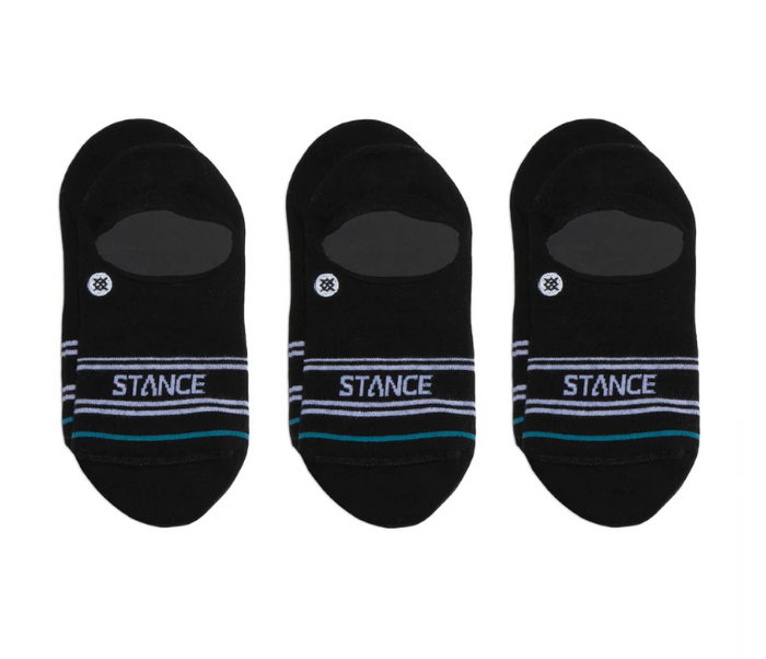 Stance Basic No Show Socks 3-Pack (Black)