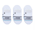 Stance Basic No Show Socks 3-Pack (White)