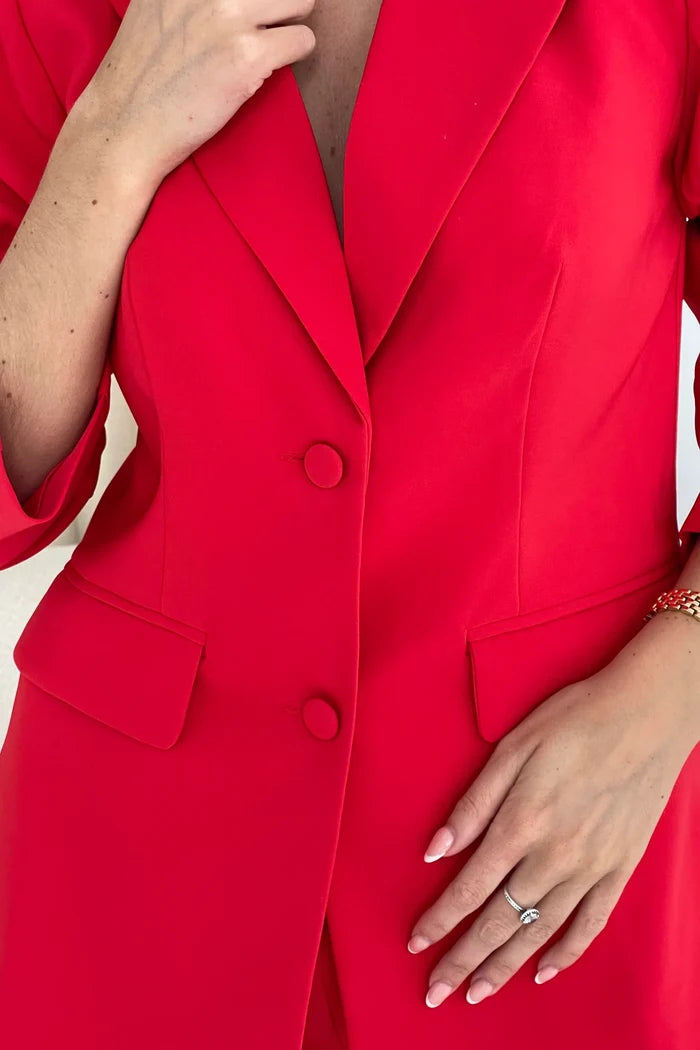 Stevie Classic Blazer (Red
