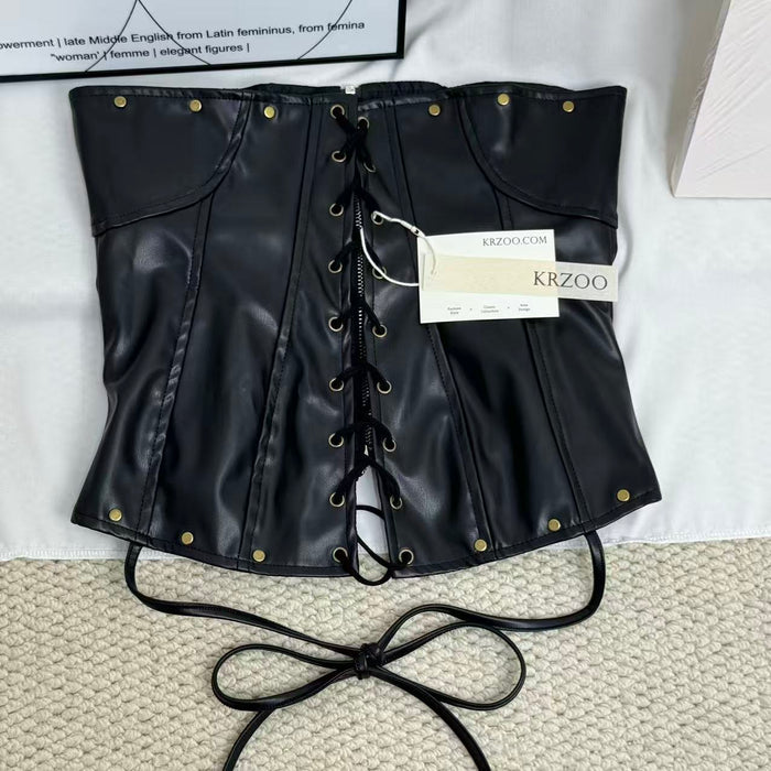Strappy Bandeau Halterneck Fitted Top