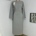Strappy fitted dress robe