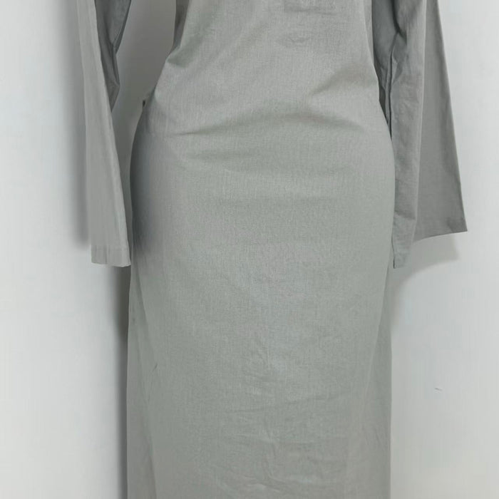 Strappy fitted dress robe