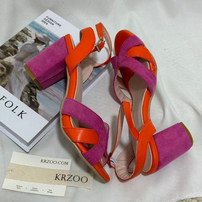 Strappy Open-Toe High-Heel Sandals