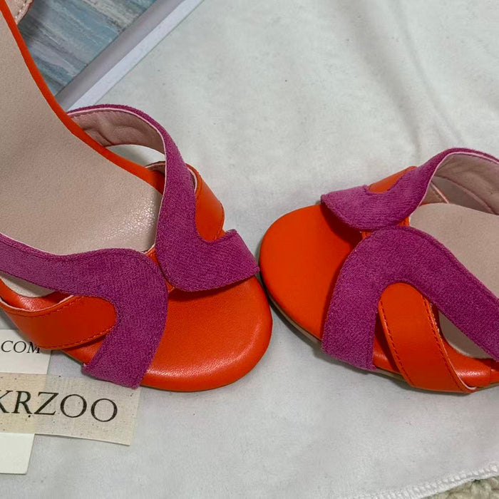 Strappy Open-Toe High-Heel Sandals
