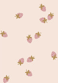 Strawberries Pink Big - Family Fabrics B.V.