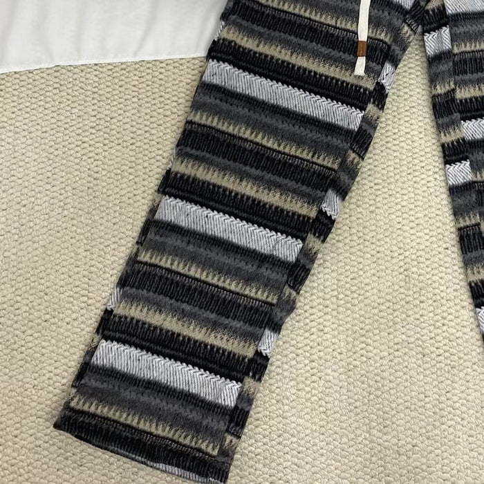 Striped Casual Pants