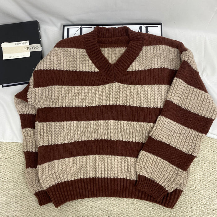 Striped Pullover Sweater