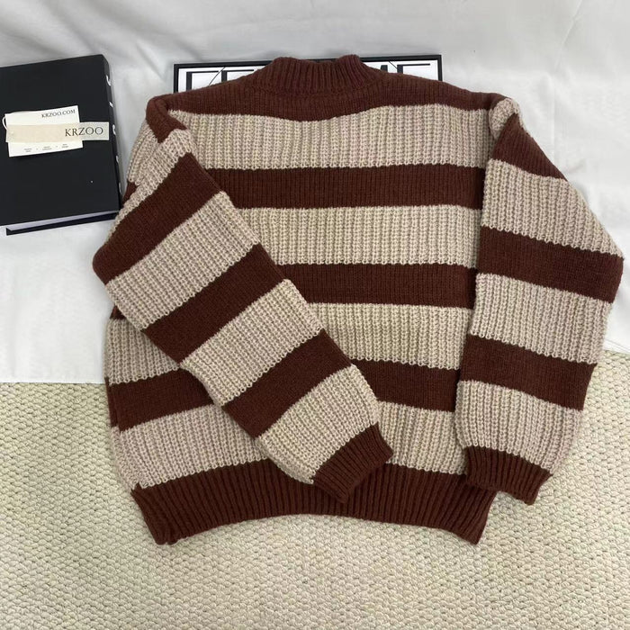 Striped Pullover Sweater