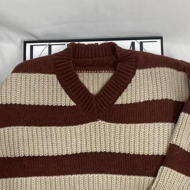 Striped Pullover Sweater