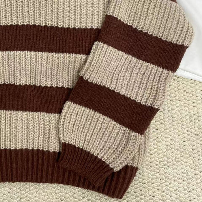 Striped Pullover Sweater