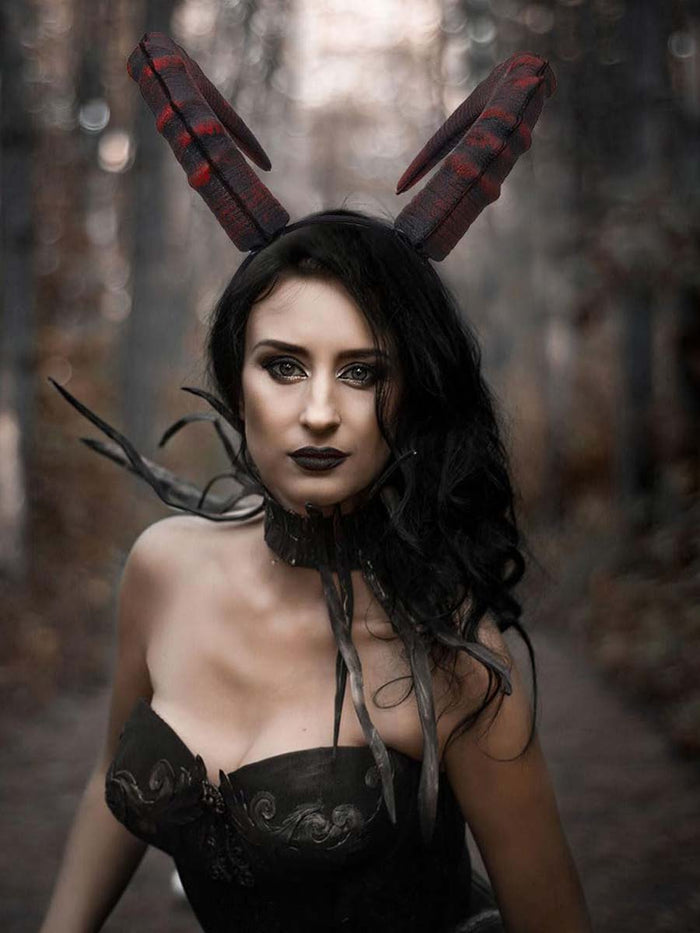 Succubus Demon Horns Headband for Role Playing