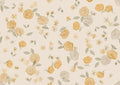 Summer Rose Yellow Beige - Family Fabrics B.V.