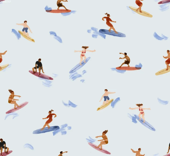 Surf Blue - Family Fabrics B.V.