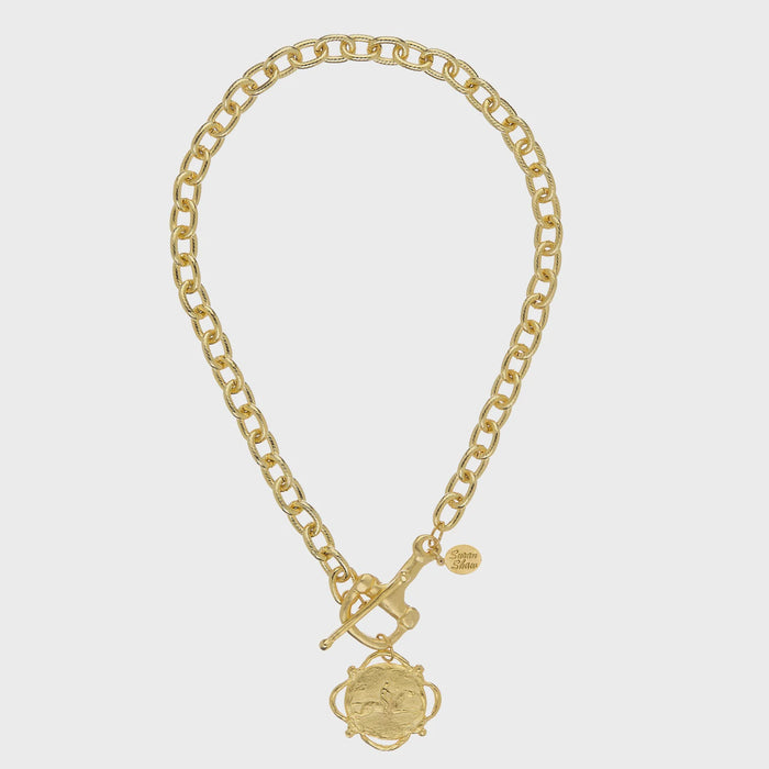 Susan Shaw Felicity Pendant Toggle Necklace