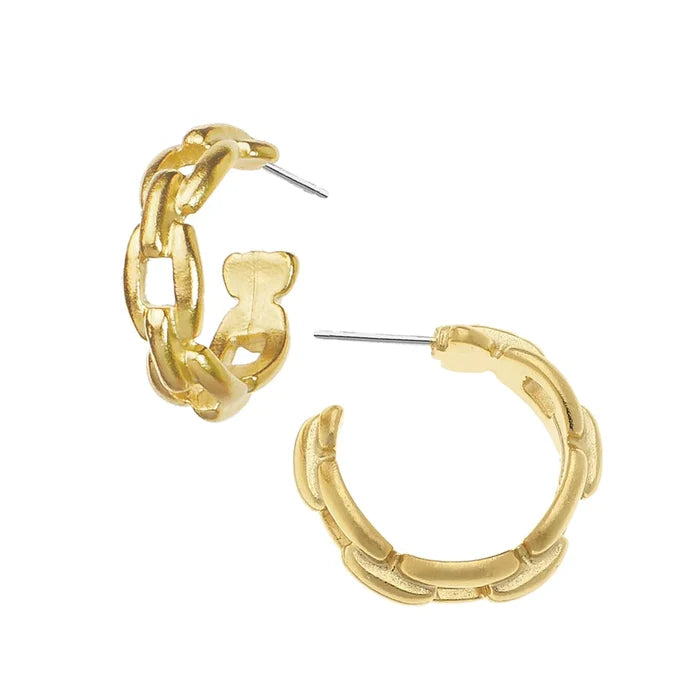 Susan Shaw Mini Chain Hoops