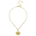 Susan Shaw Pheasant Paperclip Necklace
