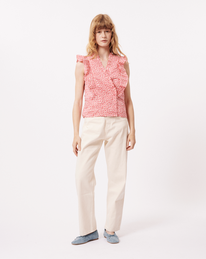 TAYA SLEEVELESS TOP (PINK)