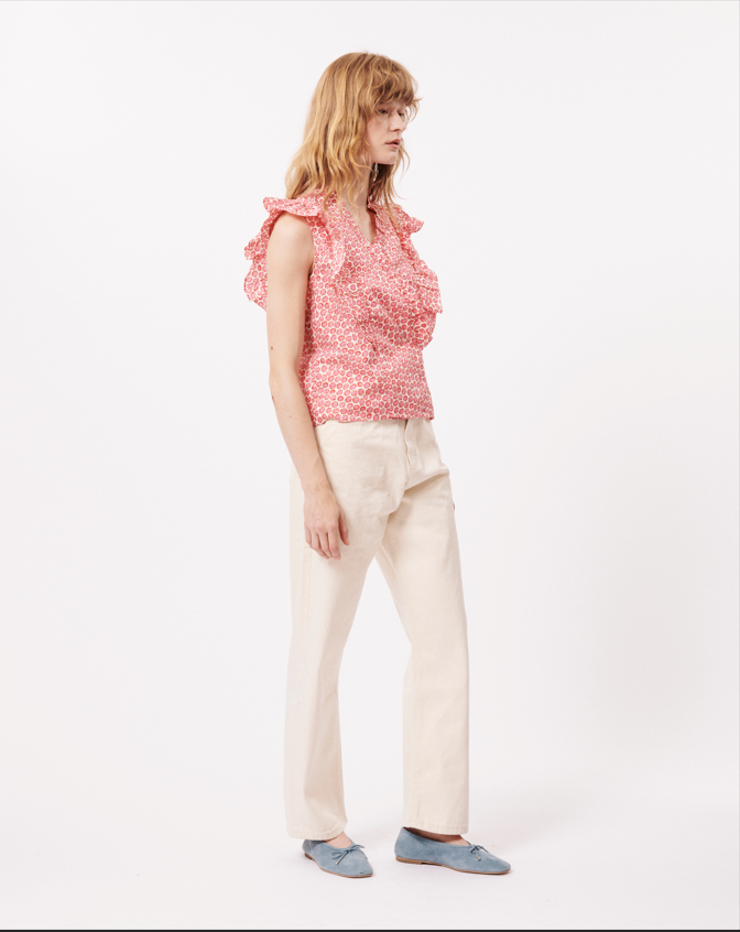TAYA SLEEVELESS TOP (PINK)
