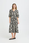 Taylor Maxi Dress (Graphic/Black)