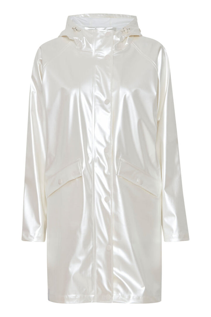 TAZAMI HOODED COAT (DUSTY SILVER)