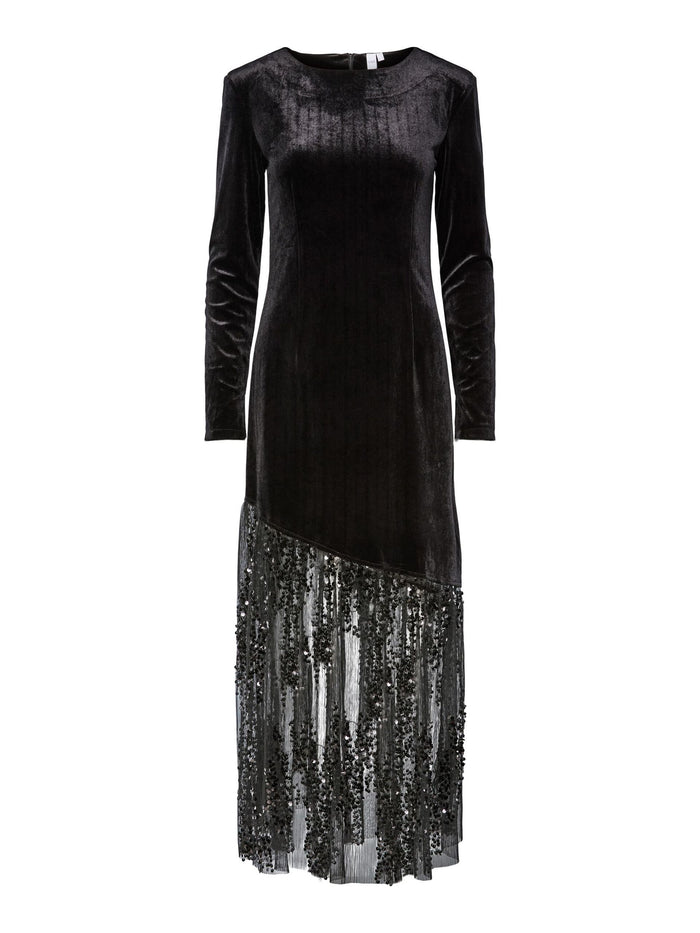 Terra Midi Dress (Black)