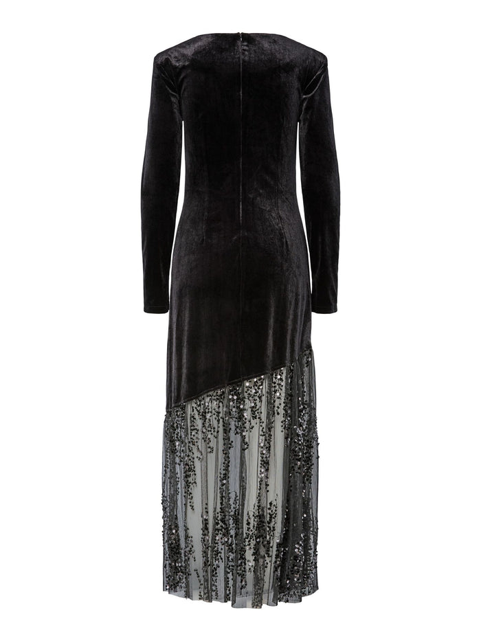 Terra Midi Dress (Black)