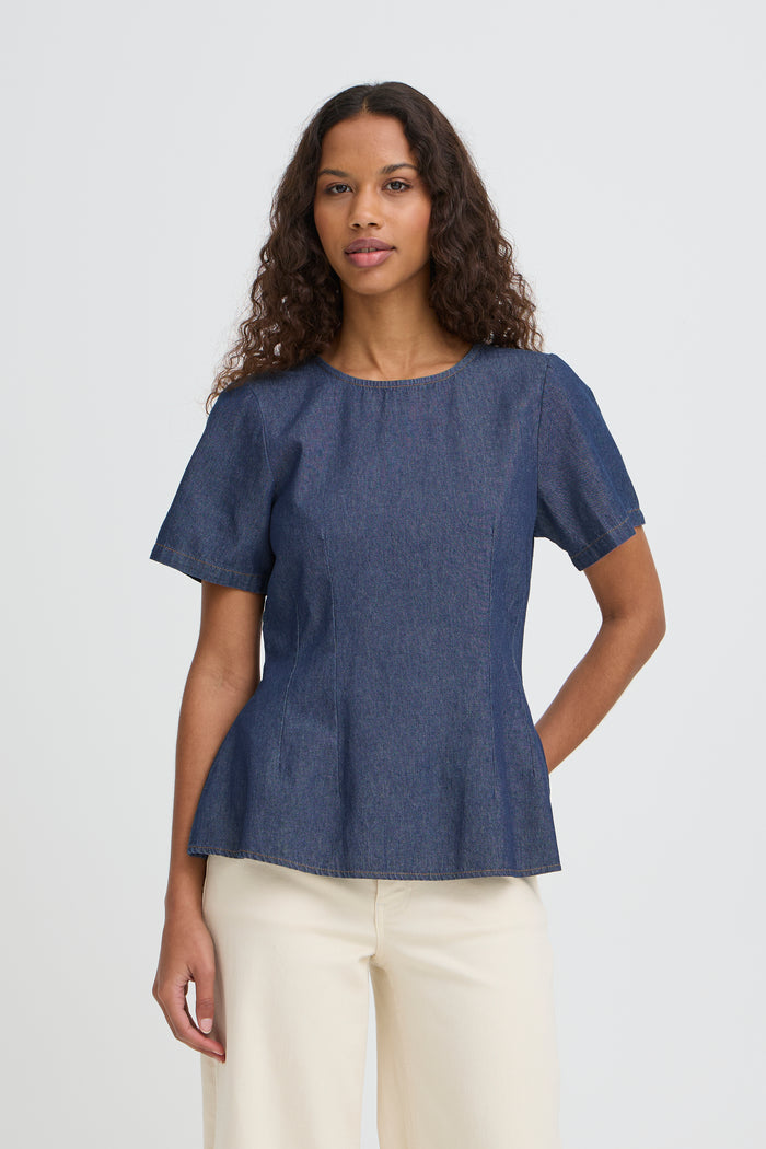 Tessa Denim Top (Denim)