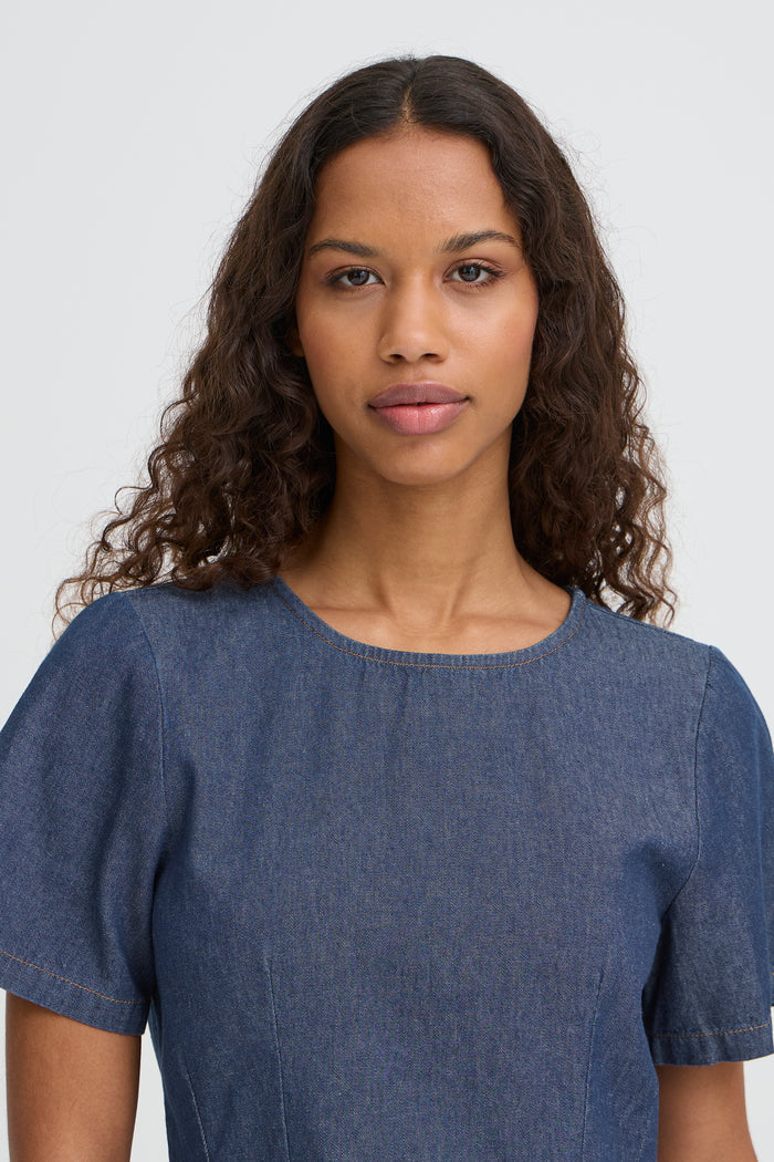 Tessa Denim Top (Denim)