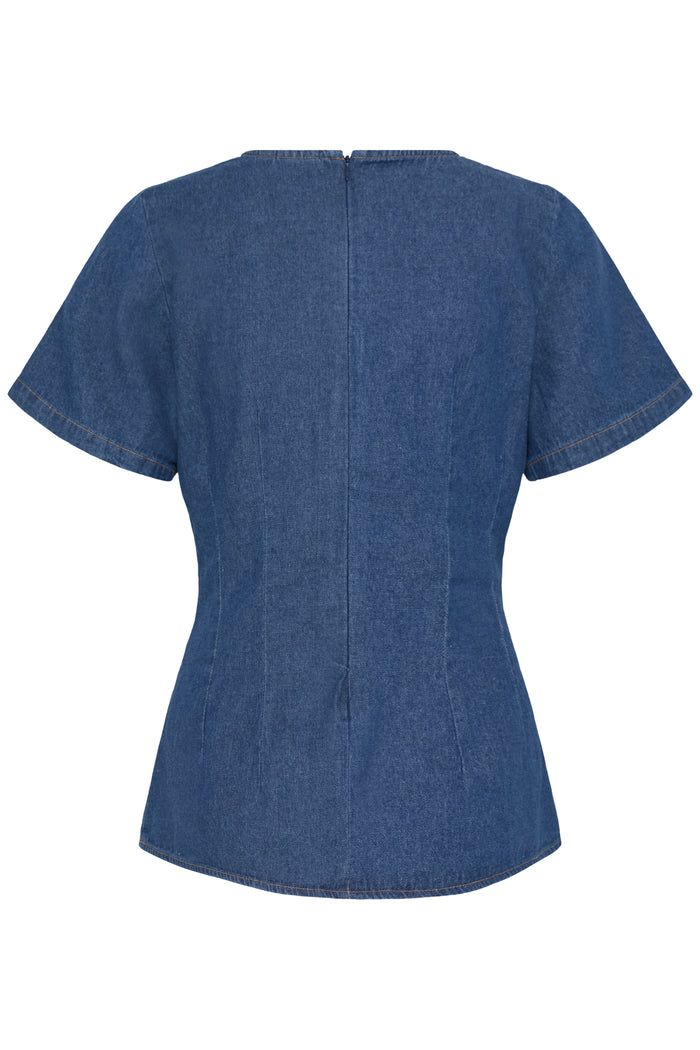 Tessa Denim Top (Denim)