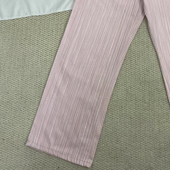 Textured Pink Denim Jeans