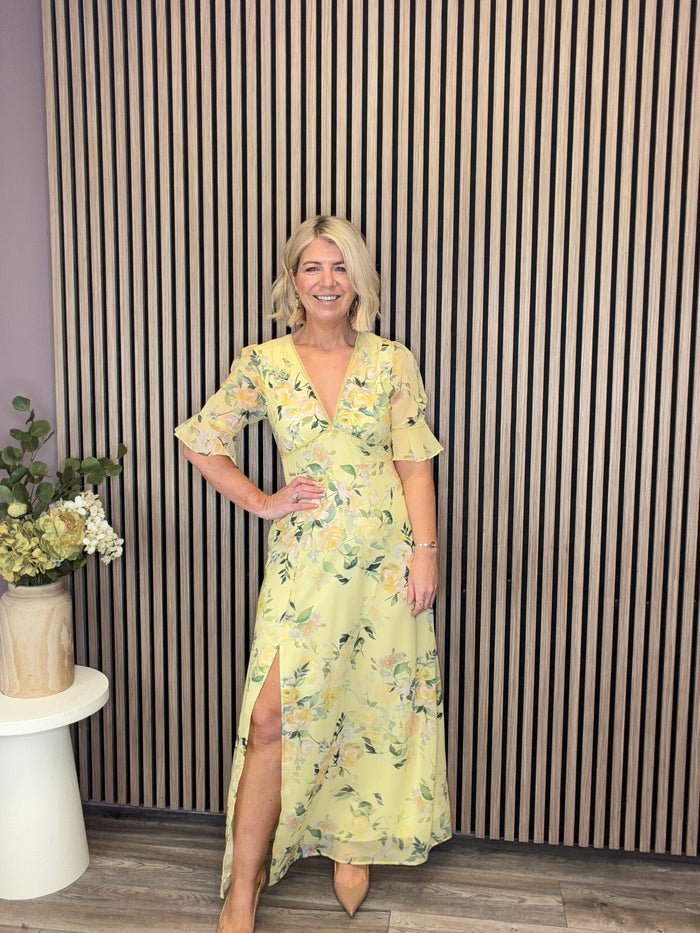 The Goldie Maxi Dress (Yellow)