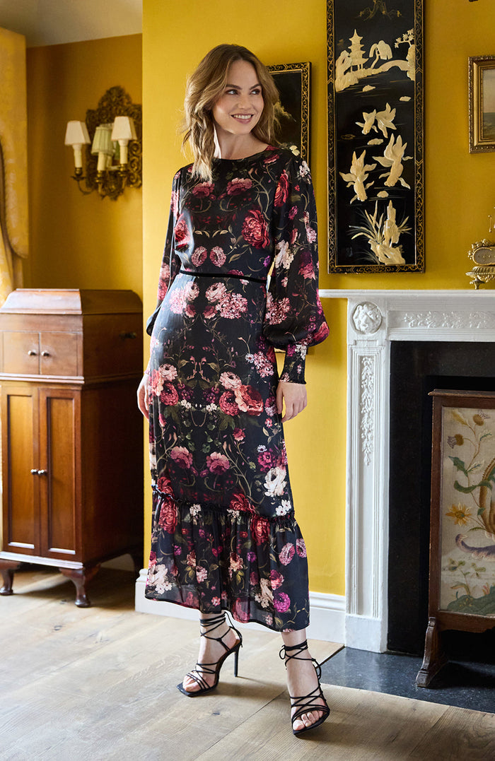 The Holly Maxi Dress (Dark/Multi)