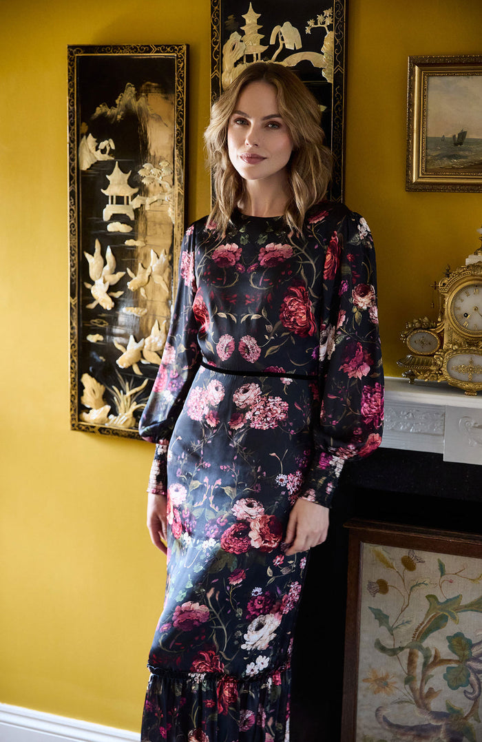 The Holly Maxi Dress (Dark/Multi)