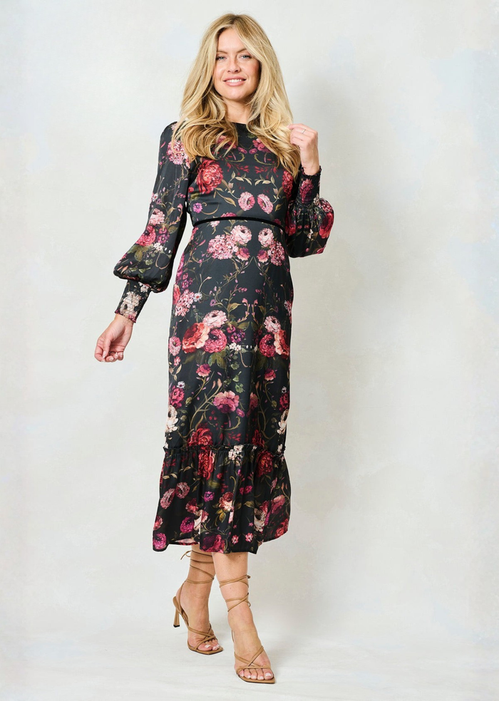 The Holly Maxi Dress (Dark/Multi)