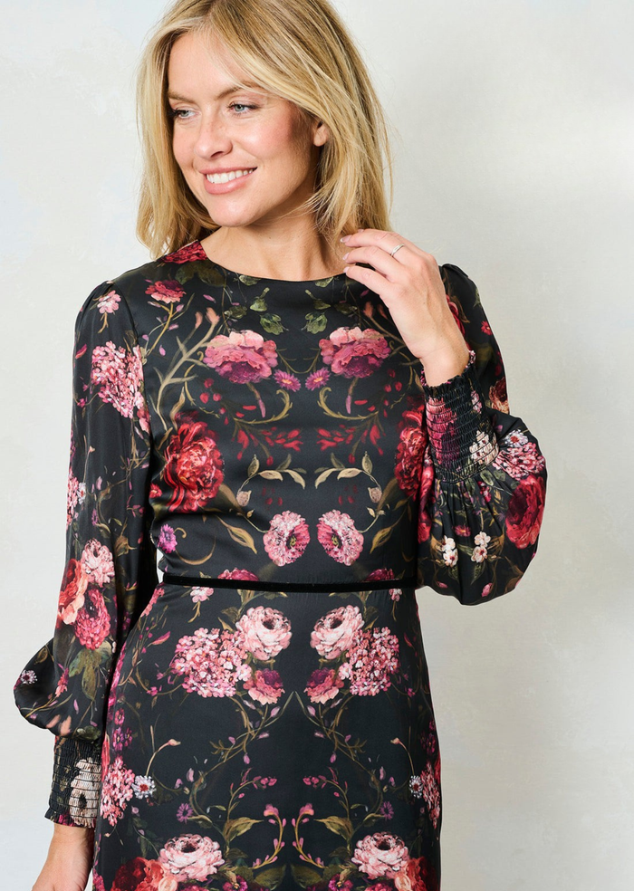 The Holly Maxi Dress (Dark/Multi)