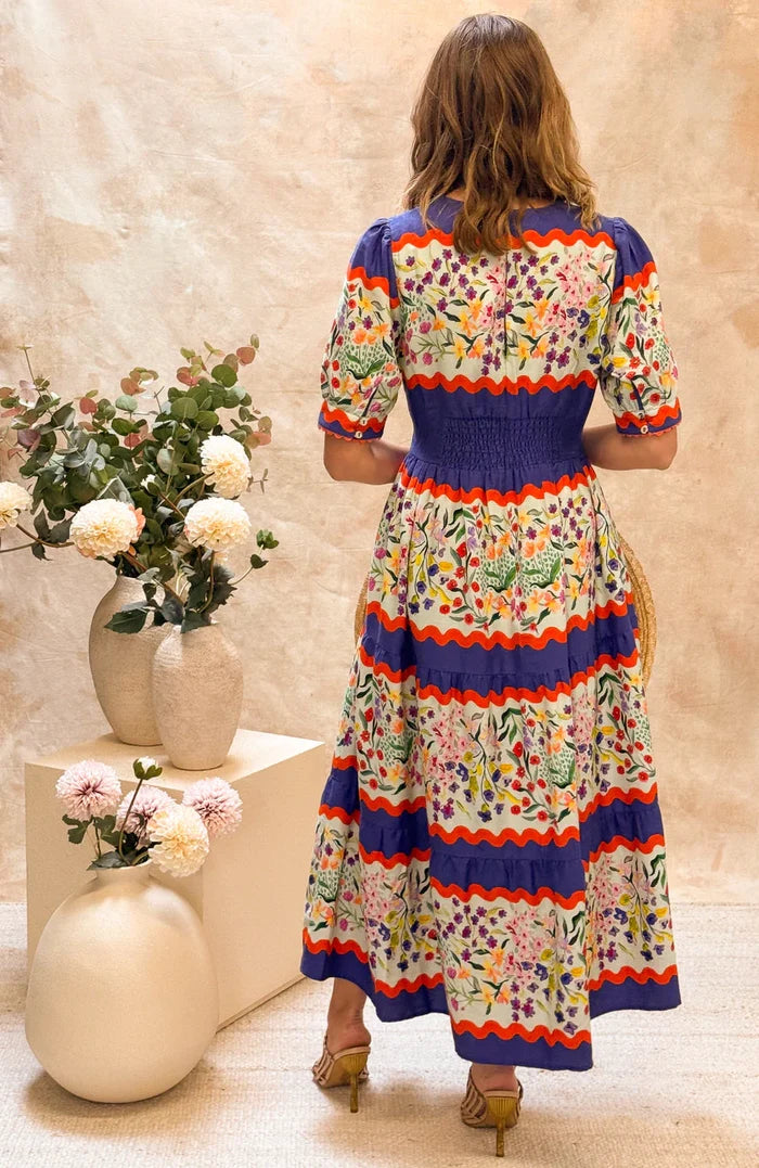 The Lucinda Tea Dress (Blue)