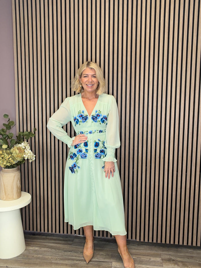The Sage Midi Dress (Green)