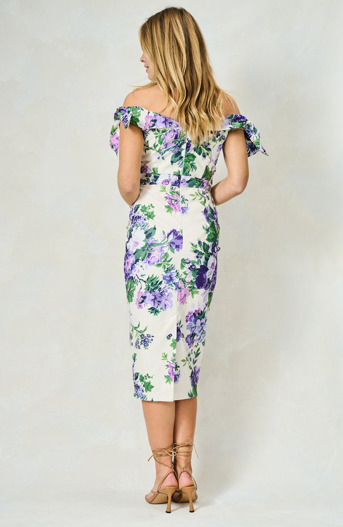 The Suzette Midi Dress (Purple)