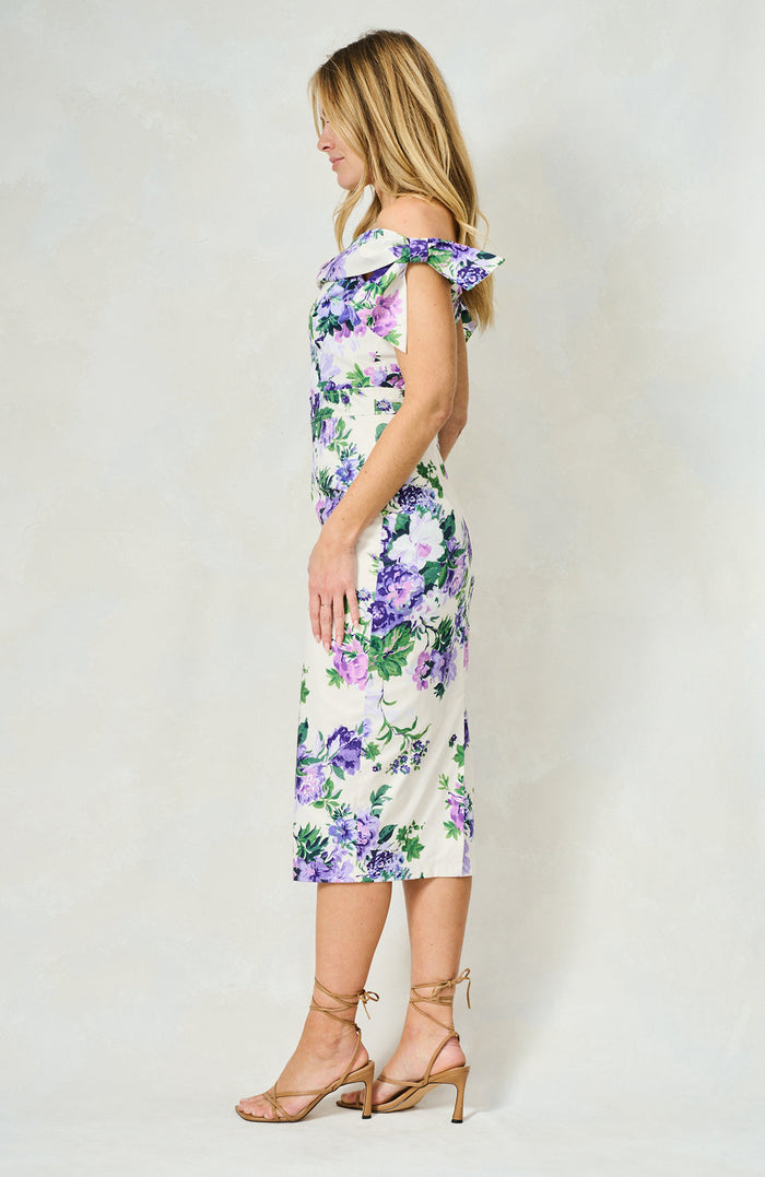 The Suzette Midi Dress (Purple)